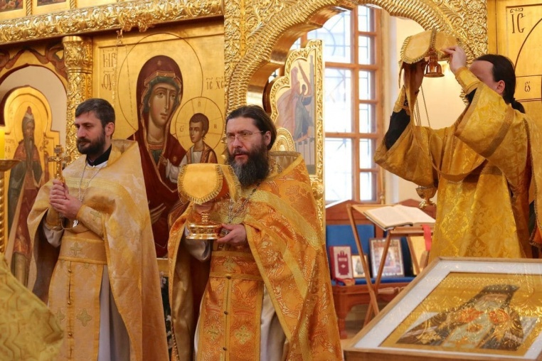 2016_11_14_Престольный праздник больничного храма, литургия