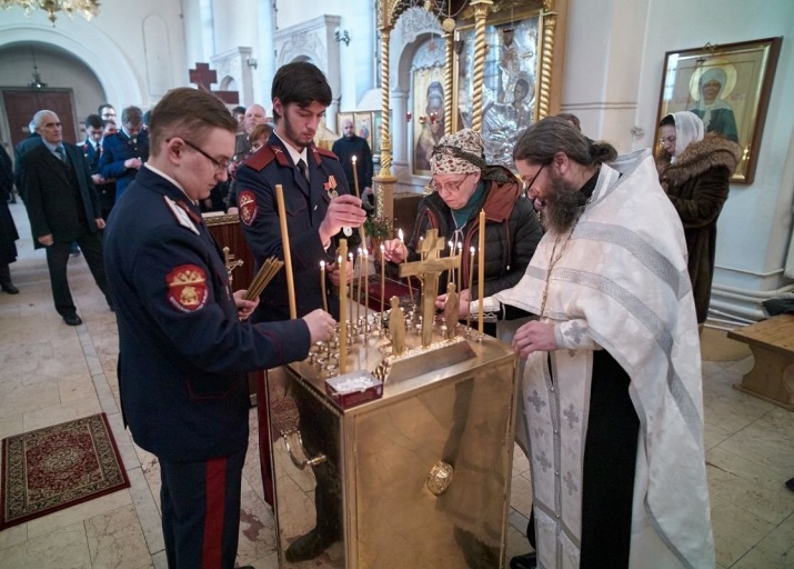 2018_01_16 Панихида по атаману  Платову