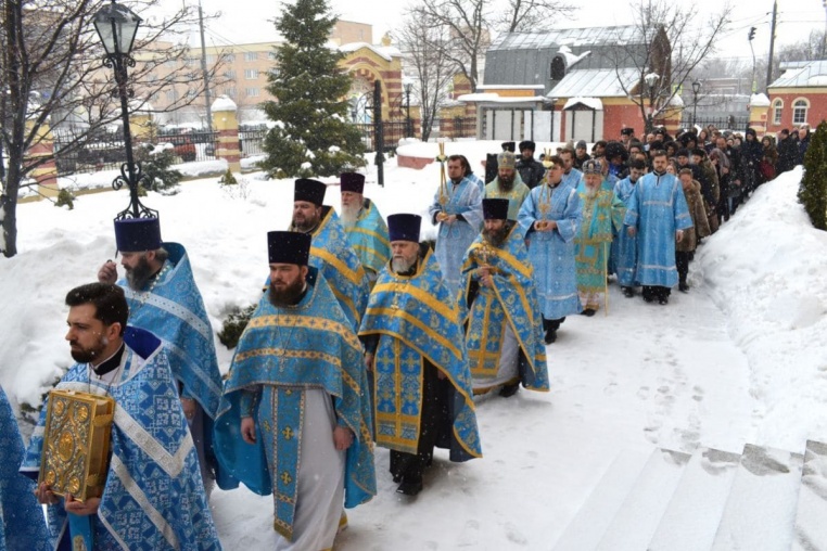 2018_02_03 Престольный праздник, крестный ход и народные гулянья