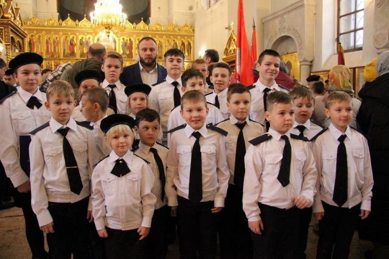 2021_12_12 Молебен и линейка Ассоциации Витязей