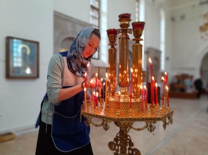 2024_05_04 Поклонение Плащанице, освящение куличей и пасок