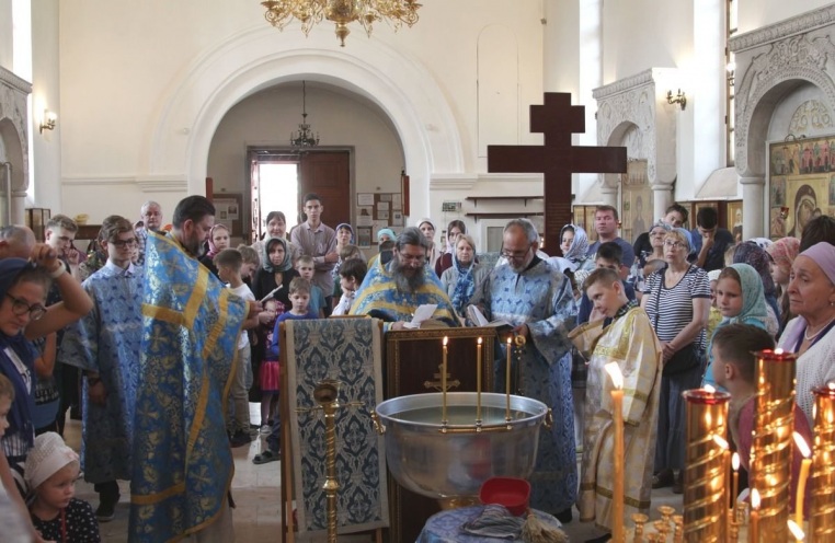 Молебен перед началом учебного года 1 сентября 2019 года