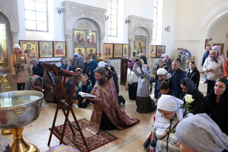 Молебен перед началом учебы в Воскресной школе 30 сентября 2018 года