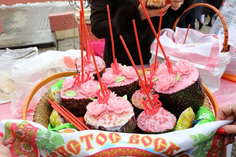 Освящение куличей 7 апреля 2018 года