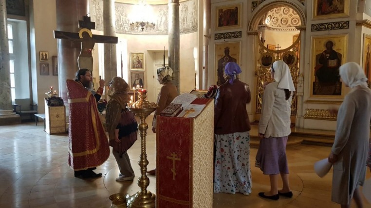 Освящение отделения гастроэнтерологии в Боткинской больнице и молебен в Первой Градской больнице 22 мая 2019 года