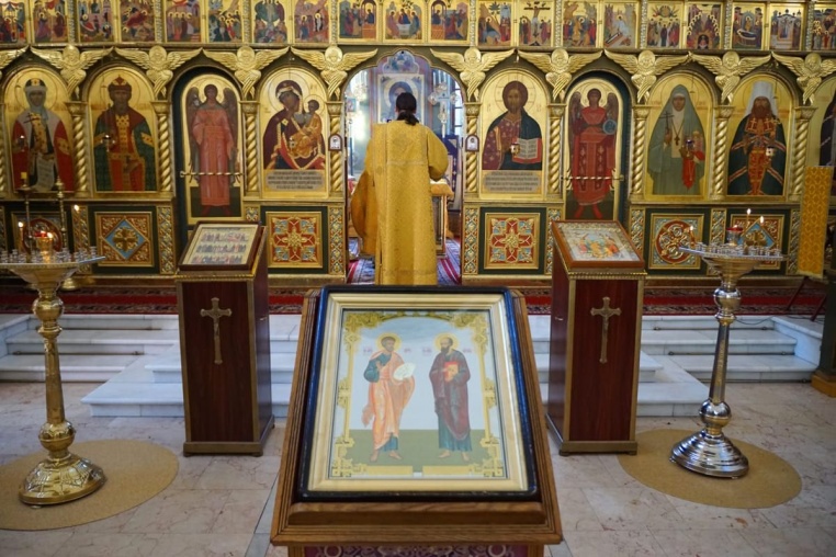 Первоверховных апостолов Петра и Павла 12 июля 2018 года