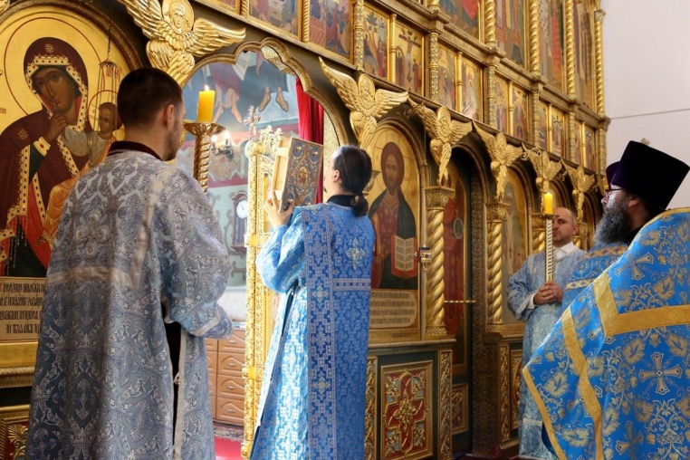Покров Пресвятой Богородицы, Божественная литургия 14 октября 2018 года