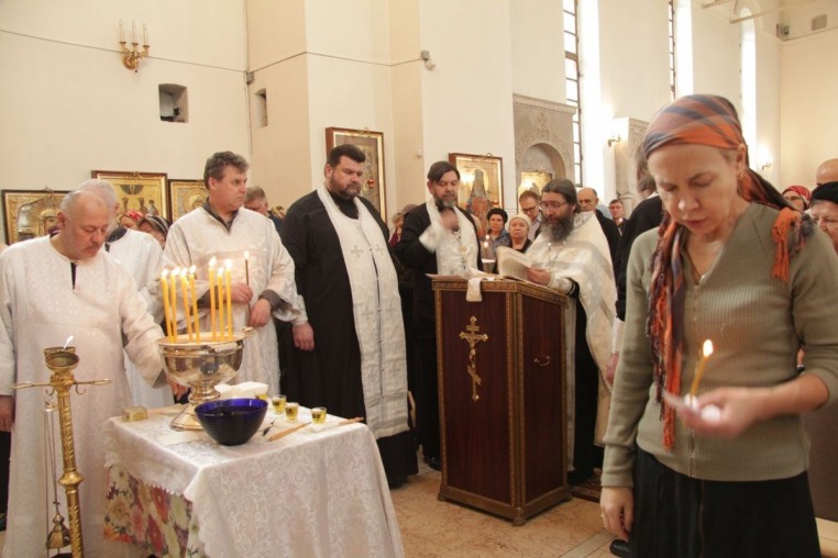 Таинство Елеосвящения (соборование) 6 апреля 2019 года