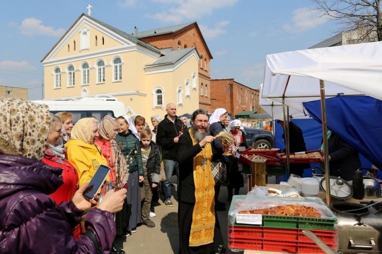 Вход Господень в Иерусалим, Божественная литургия и гулянья 21 апреля 2019 года